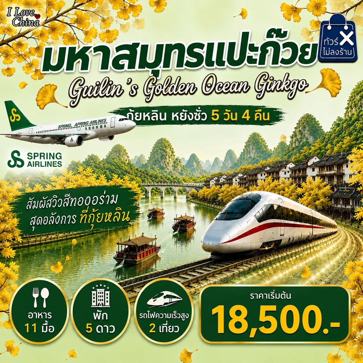 ทัวร์จีน เซี่ยงไฮ้ ถนนนานกิง ดิสนีย์แลนด์ 4วัน 2คืน (9C)